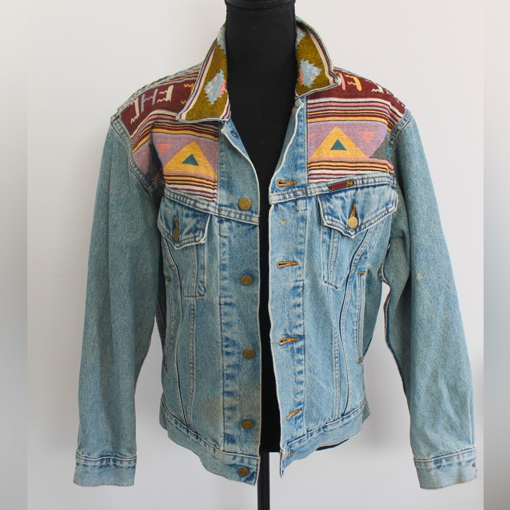Bobson Aztec Denim Jacket